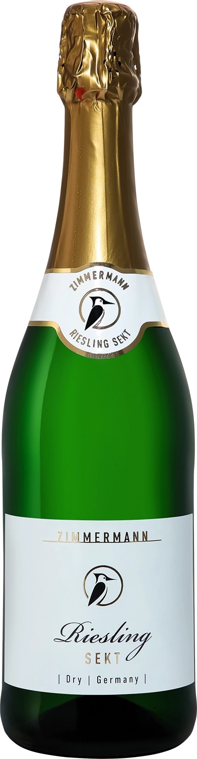 Игристое вино ЦИММЕРМАНН Зект Рислинг белое сух 12.5% ст/б 0.75л