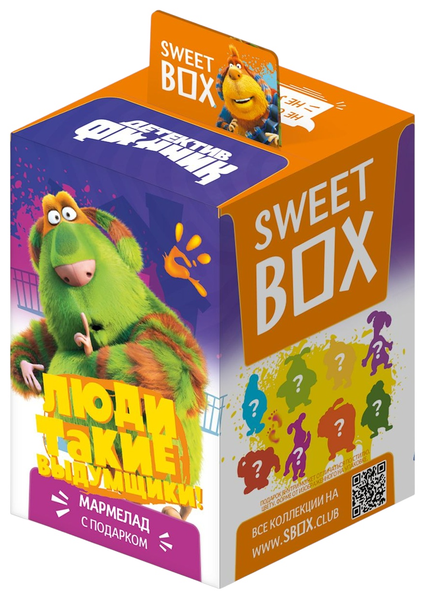 Свитбокс КОНФИТРЕЙД Детектив Финник игрушка с подарком 10г