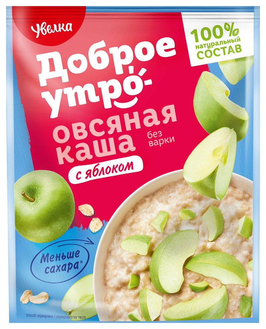 Каша овсяная УВЕЛКА яблоко м/у 40г