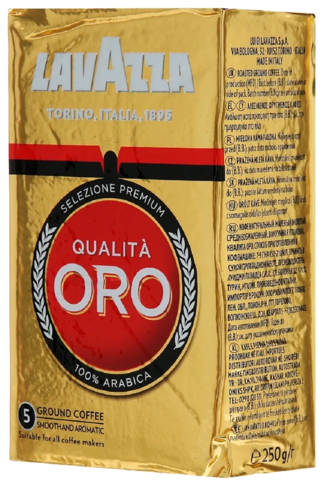 Кофе ЛАВАЦЦА Оро молотый в/у 250г