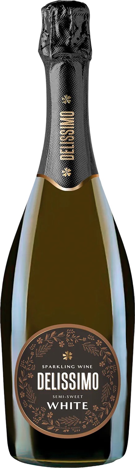 Игристое вино ДЕЛИССИМО белое п/сл 12% ст/б 0.75л