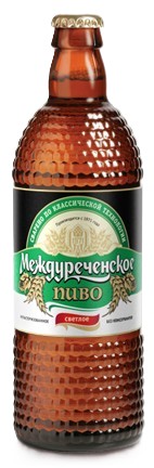 Пиво МЕЖДУРЕЧЕНСКОЕ Светлое непастер 4% ст/б 0.5л