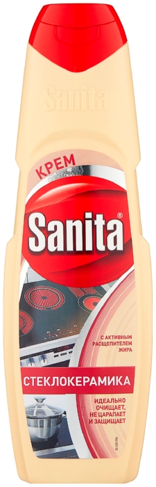 Чистящий крем САНИТА Стеклокерамика 600мл