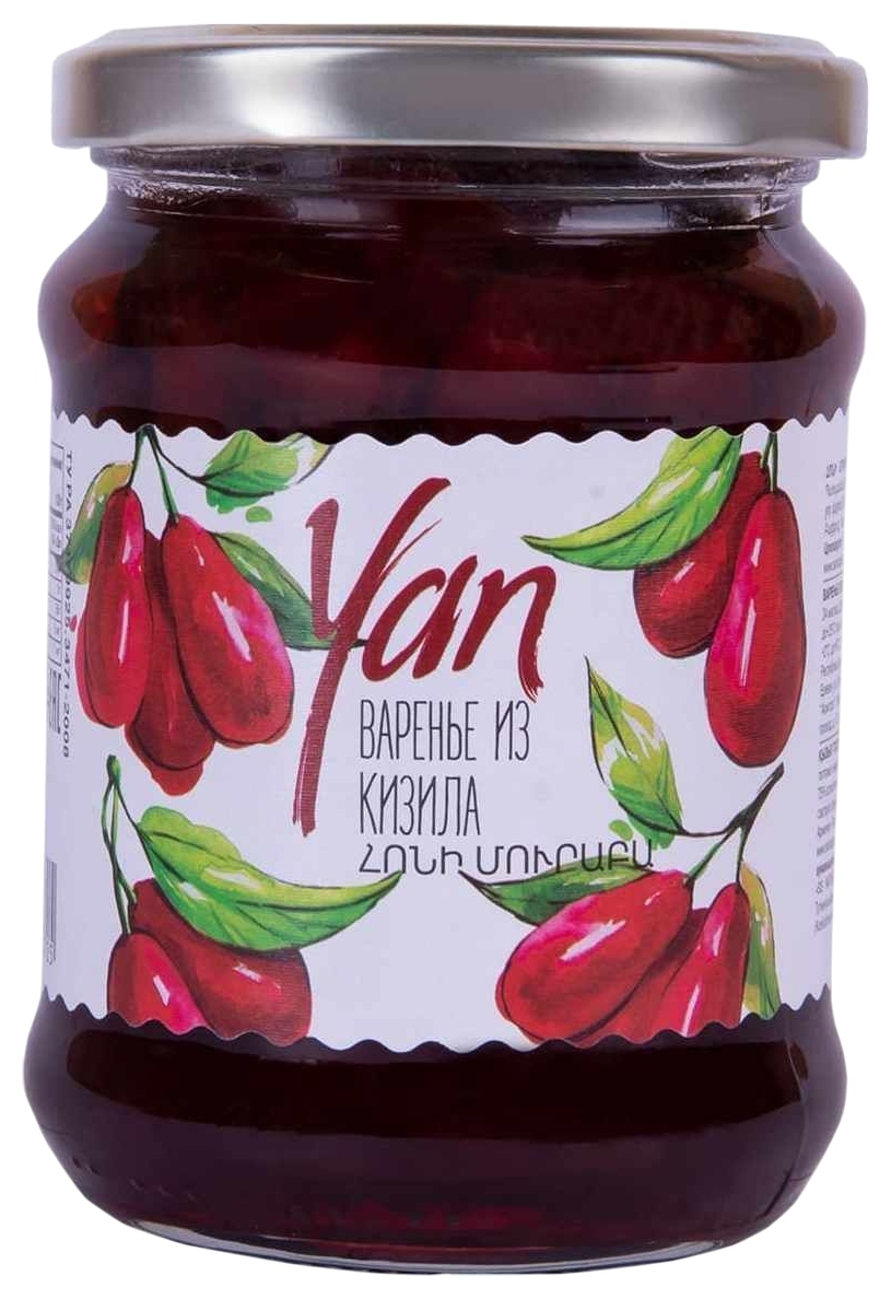 Варенье ЯН из кизила ст/б 300г