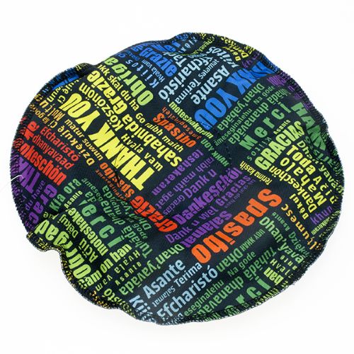 Игрушка для собак СИБИРСКИЙ ПЕС Кольцо-плюшка Спасибо среднее 18см