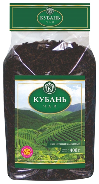 Чай КУБАНЬ ЧАЙ черный байховый в/с 400г