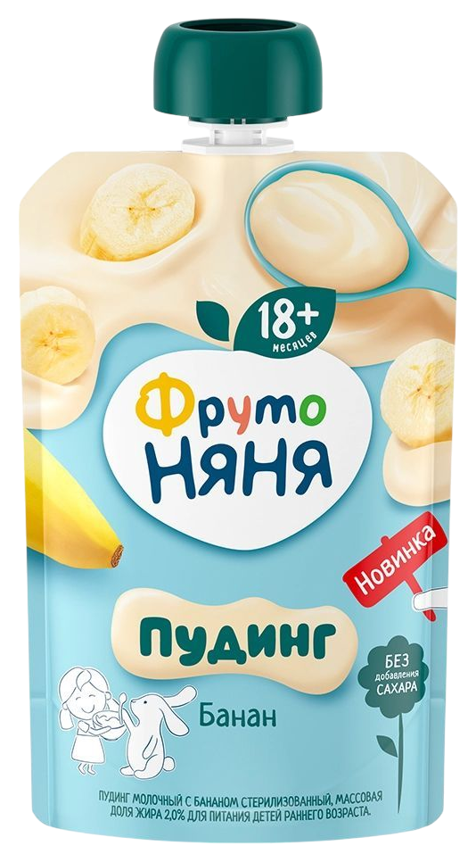 Пудинг ФРУТОНЯНЯ молочный с бананом бзмж 2% 90г