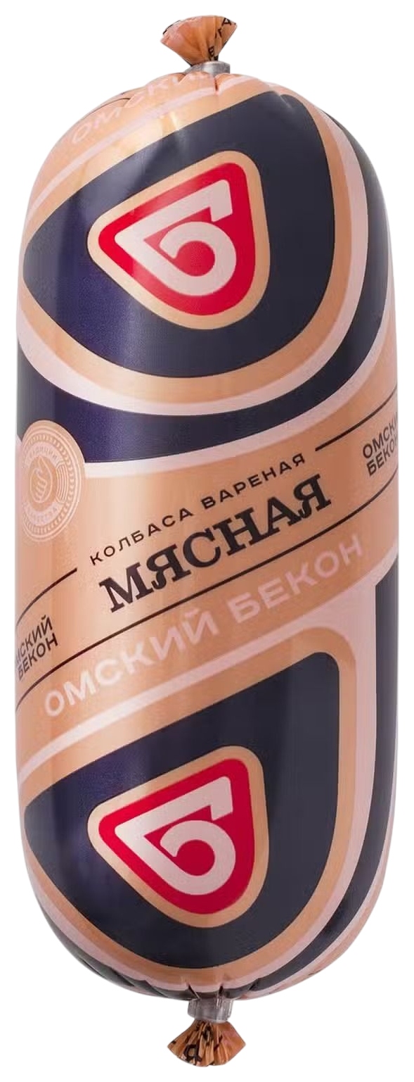 Колбаса ОМСКИЙ БЕКОН Мясная вареная 500г