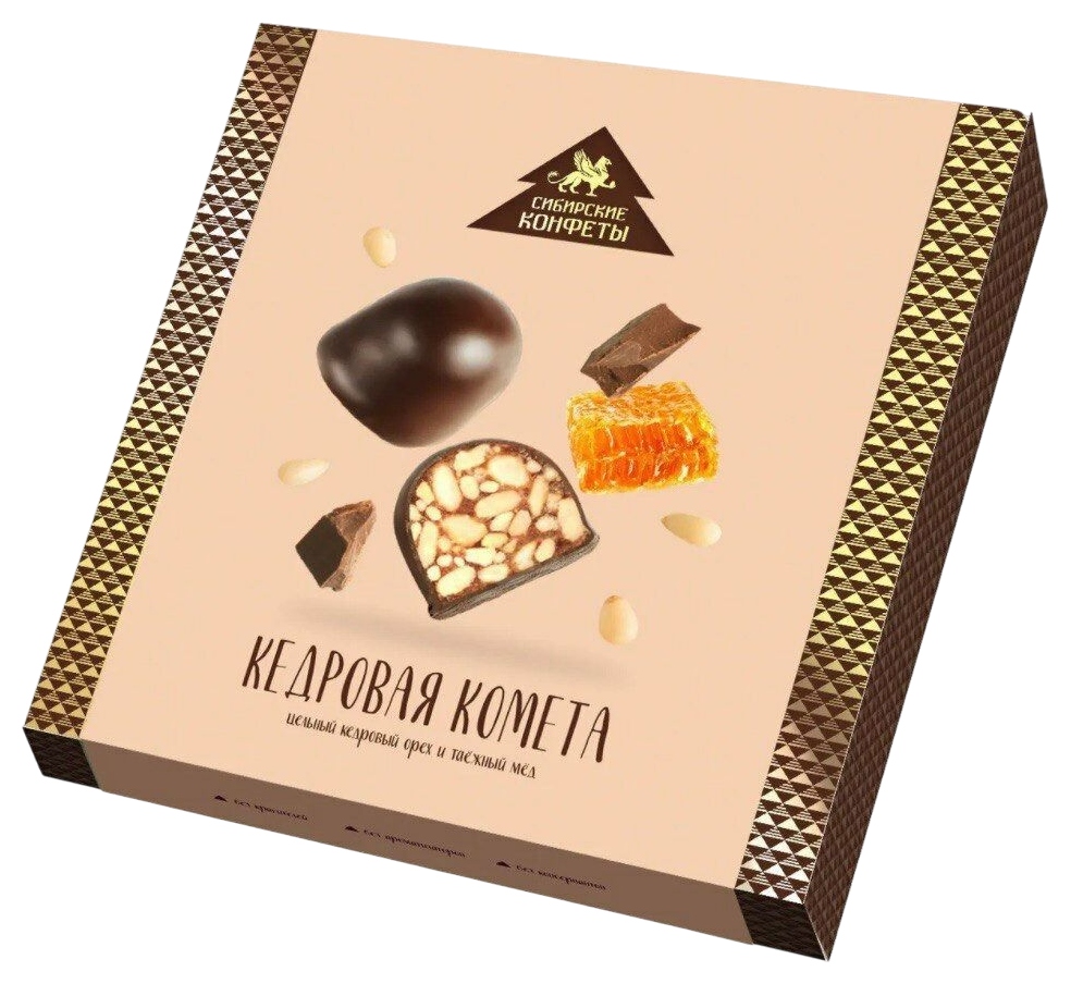 Набор конфет СИБИРСКИЙ КЕДР Кедровая комета классическая 120г