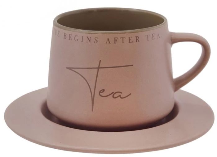 Чайная пара НАТАМ Ти пыльная роза арт.KRJYD1104-W23012-2