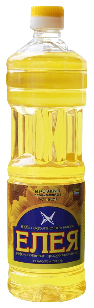 Масло подсолнечное ЕЛЕЯ нерафинированное 0.9л