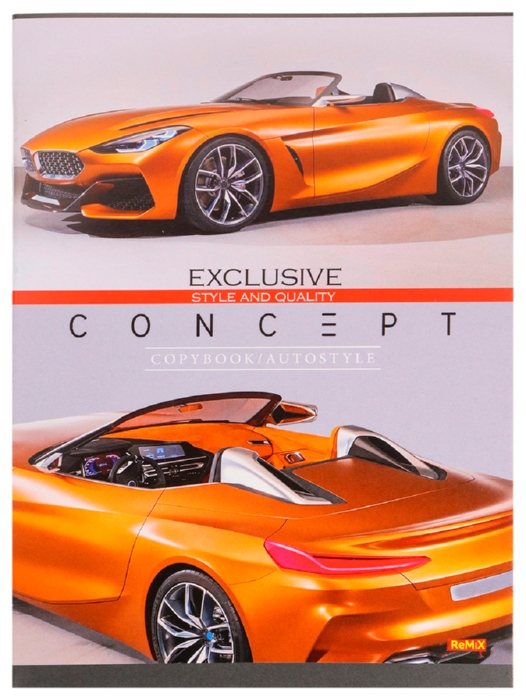 Тетрадь ПРОФ-ПРЕСС Эксклюзивные автомобили клетка 48л