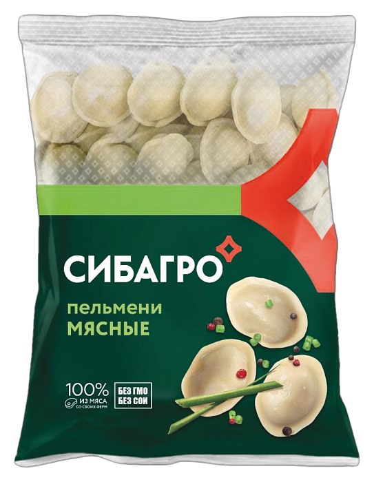 Пельмени СИБАГРО мясные 900г