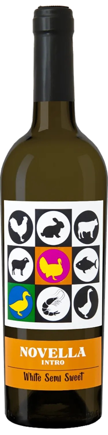 Вино НОВЕЛЛА ИНТРО белое п/сл 10-12% ст/б 0.75л