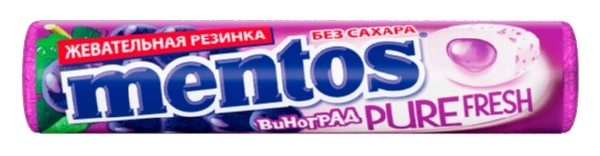 Жевательная резинка МЕНТОС Виноград 15.5г