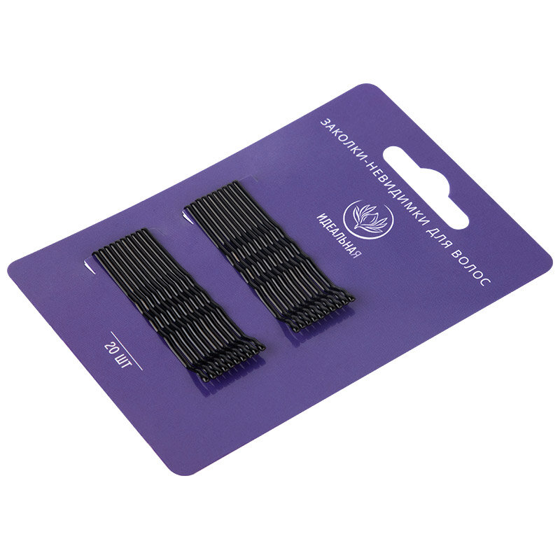 Набор невидимок РЫЖИЙ КОТ Идеальная 20шт арт.109810