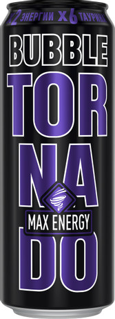 Энергетический напиток ТОРНАДО Макс Бабл ж/б 0.45л