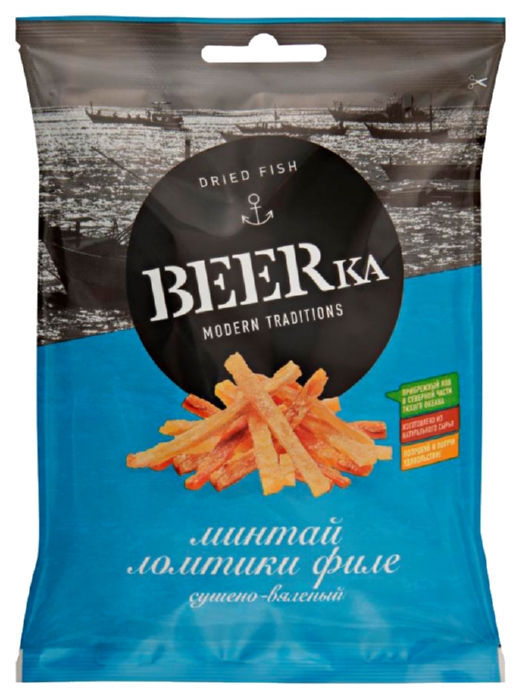 Минтай БИРКА филе 25г