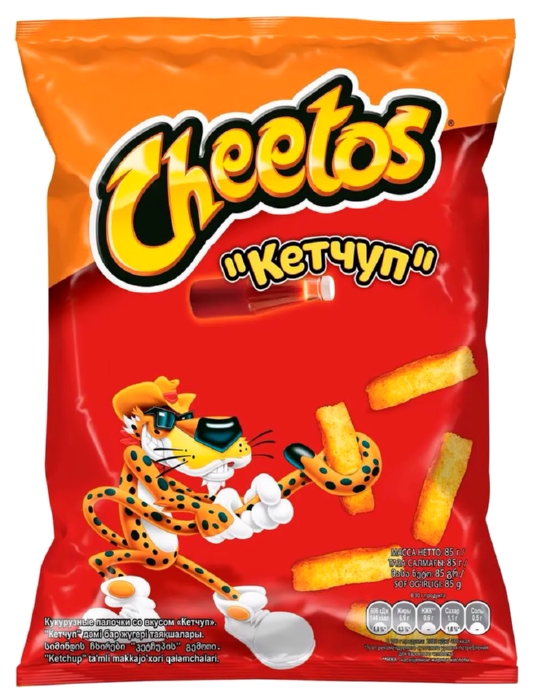 Снэки ЧИТОС кукурузные кетчуп 85г