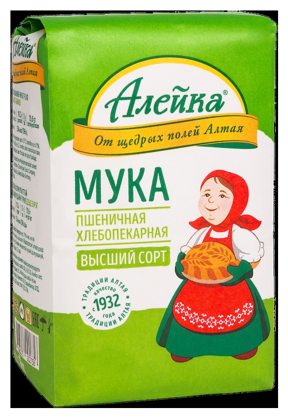 Мука АЛЕЙКА пшеничная в/с м/у 2кг