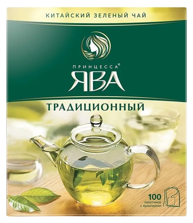Чай ЯВА Традиционный зеленый 100пак