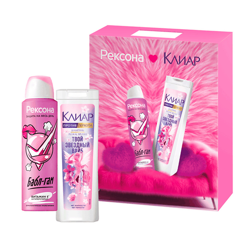 ПН РЕКСОНА+КЛИАР Шампунь+дезодорант
