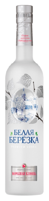 Водка БЕЛАЯ БЕРЕЗКА Морозная клюква 40% ст/б 0.5л