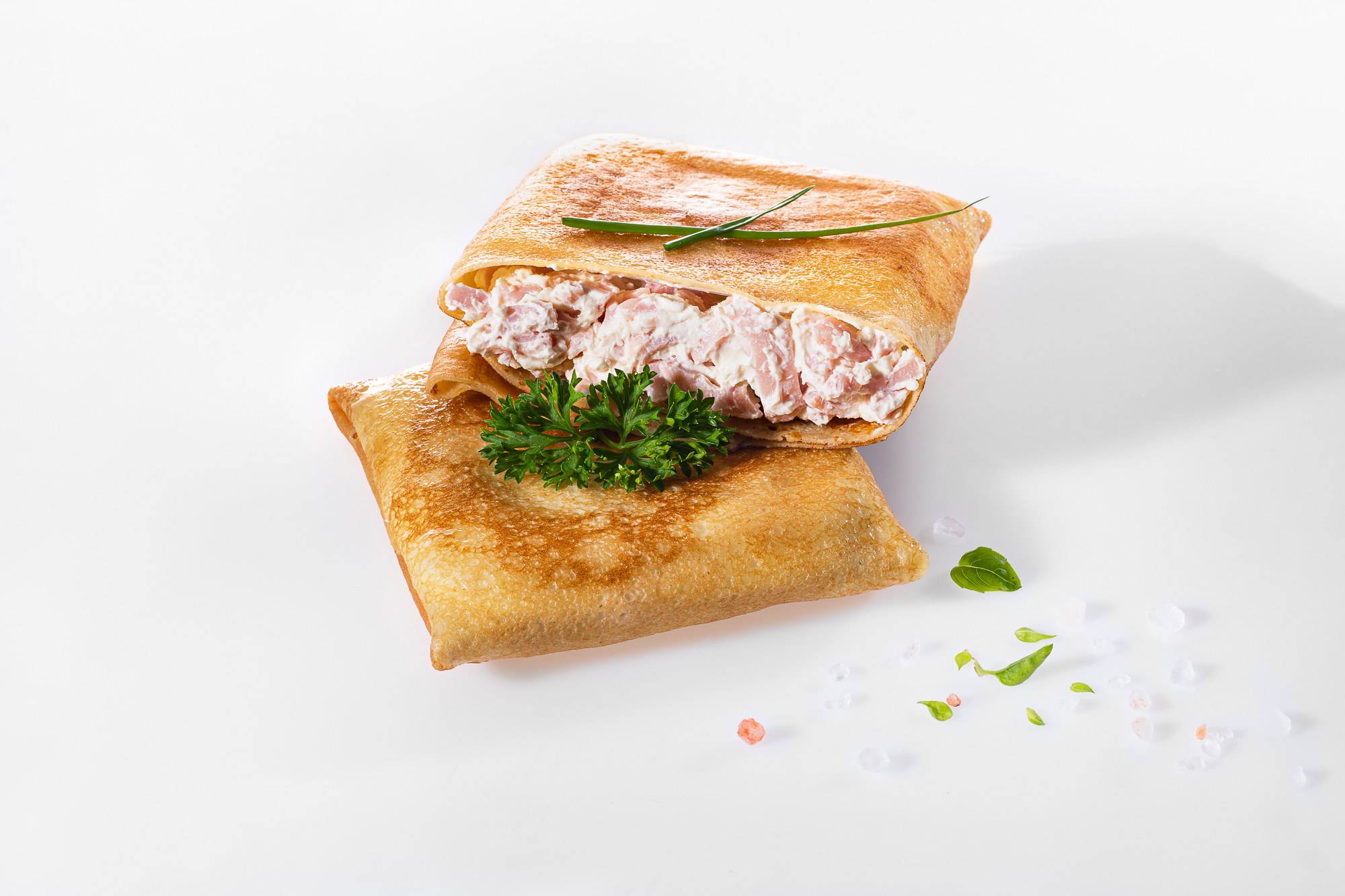 Блин фаршированный ветчиной и сыром 120г