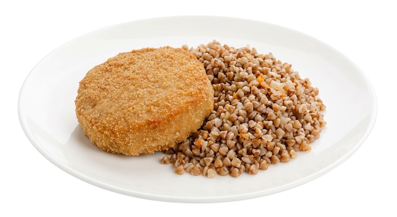 Котлета куриная с гречкой 250г