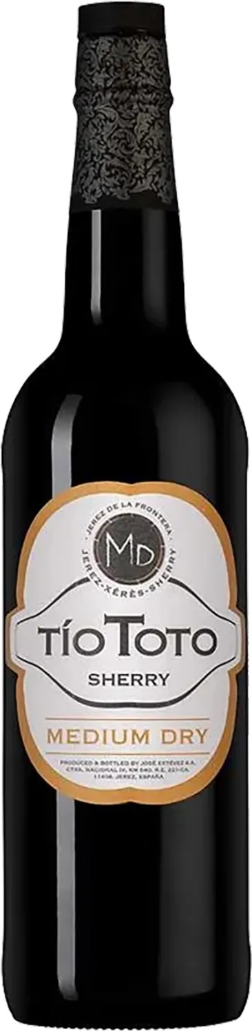 Вино ТИО ТОТО Херес Медиум Драй белый сл 17% ст/б 0.75л