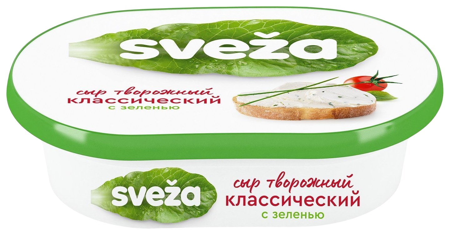 Сыр СВЕЖА с зеленью бзмж 60% 150г