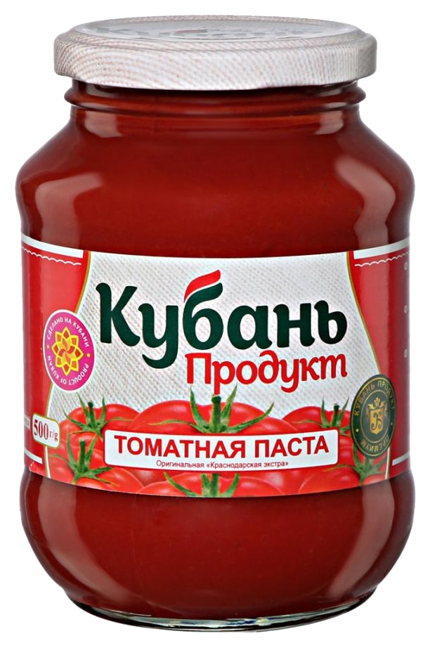 Томатная паста КУБАНЬ ПРОДУКТ ст/б 500г