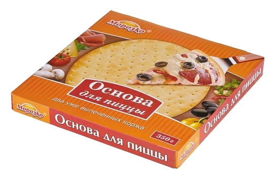 Основа для пиццы МОРОЗКО 2шт 350г