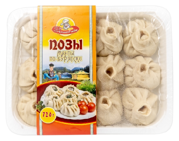 Позы ДОМАШНИЙ ПОВАР Манты по-бурятски 720г