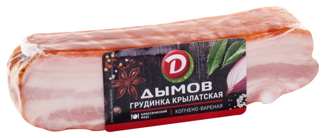 Грудинка ДЫМОВ Крылатская в/к в/у 290г