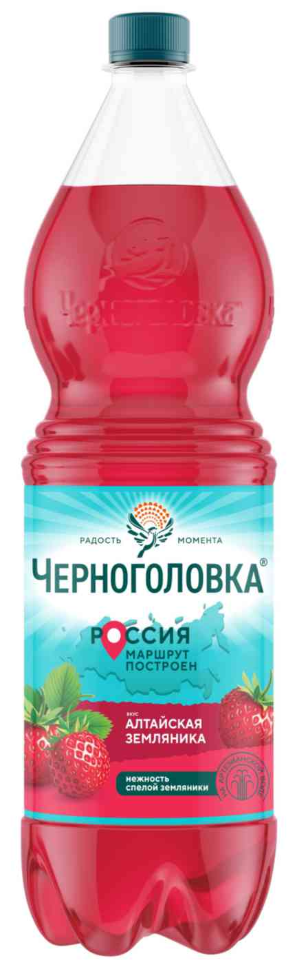 Газ.напиток ЧЕРНОГОЛОВКА земляника 1.5л
