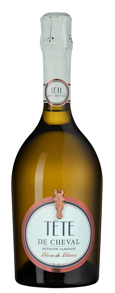 Игристое вино ТЕТ ДЕ ШЕВАЛЬ Блан де Блан белое брют 12% ст/б 0.75л