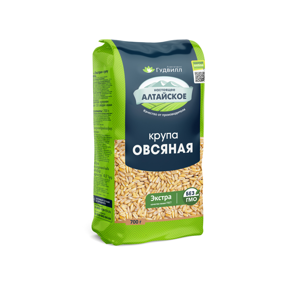 Овсяная крупа ГУДВИЛЛ м/у 700г