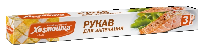 Рукав для запекания ХОЗЯЮШКА МИЛА 30см 3м