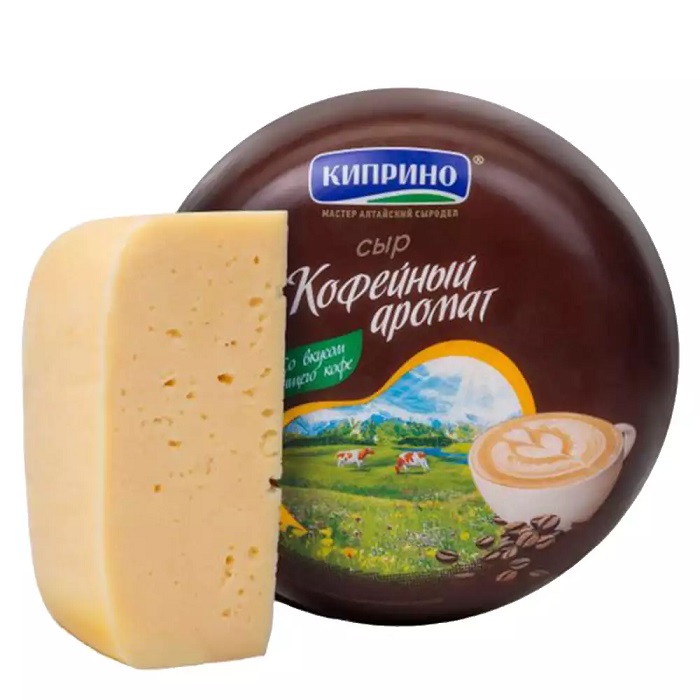 Сыр КИПРИНО Кофейный аромат бзмж 50%