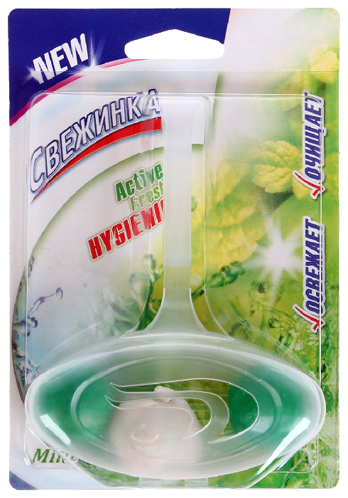 Туалетный блок СВЕЖИНКА Мята шариковый 1шт