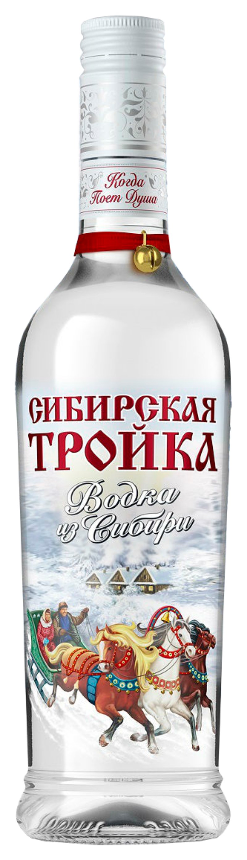 Водка СИБИРСКАЯ ТРОЙКА 40% ст/б 0.5л