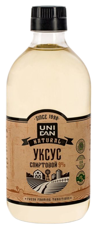 Уксус спиртовой УНИ ДЕН 9% пэт 500мл