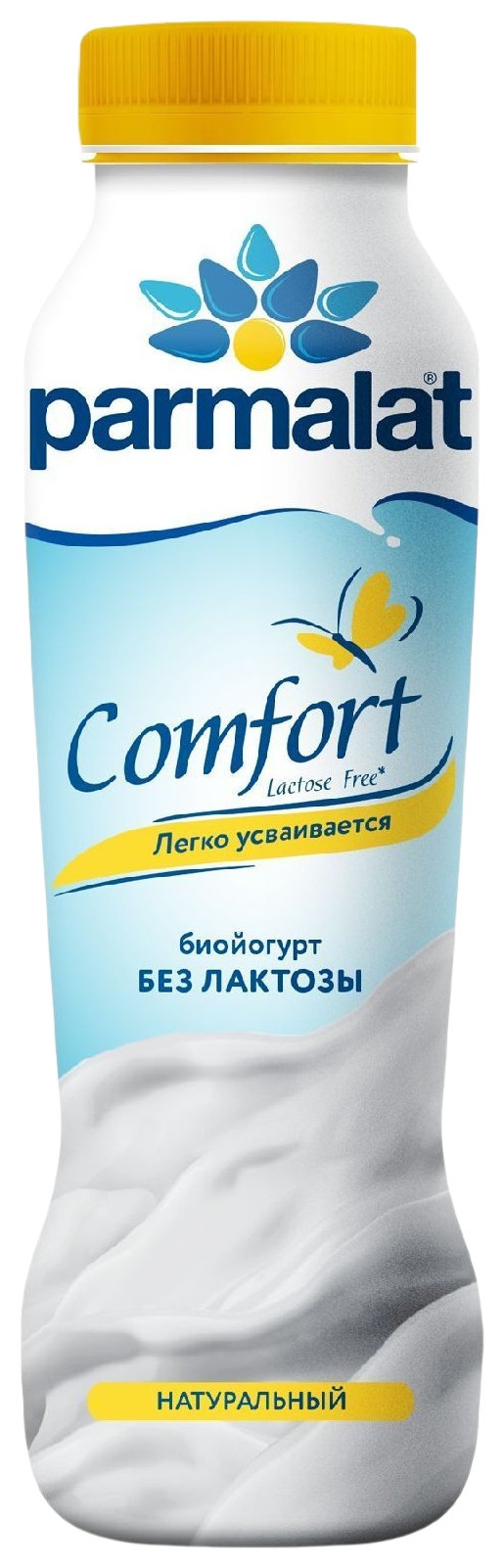 Йогурт ПАРМАЛАТ Комфорт натуральный безлактозный бзмж 1.7% 290г