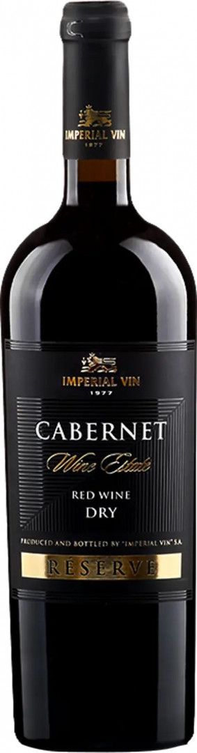 Вино РЕЗЕРВЕ Каберне красное сух 13.5% ст/б 0.75л