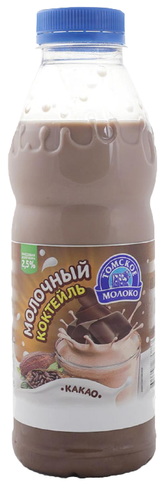 Коктейль молочный ТОМСКОЕ МОЛОКО какао бзмж 2.5% 500мл