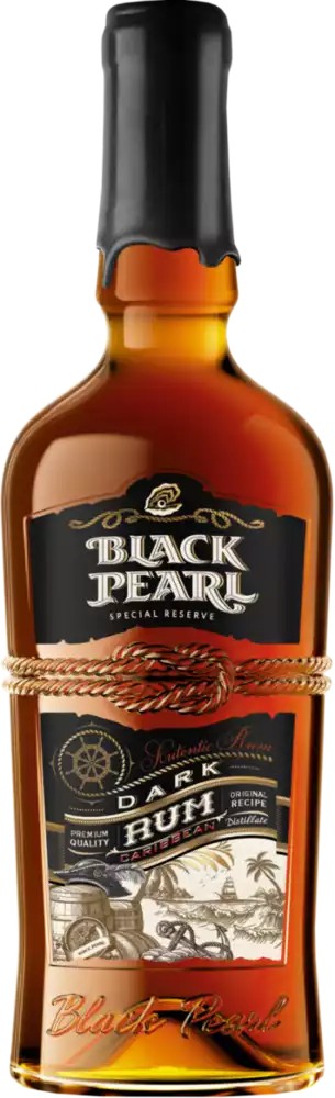 Ром БЛЭК ПИРЛ Ориджинал черный 37.5% ст/б 0.7л