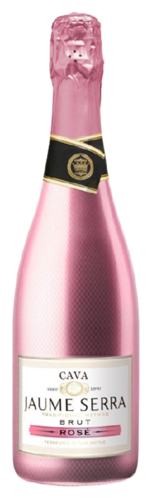 Игристое вино ЖАУМЕ СЕРРА Кава розовое брют 11.5% 0.75л
