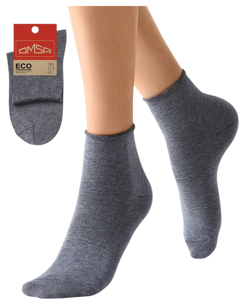 Носки женские ОМСА Эко гриджио меланж р.25-27 арт.256