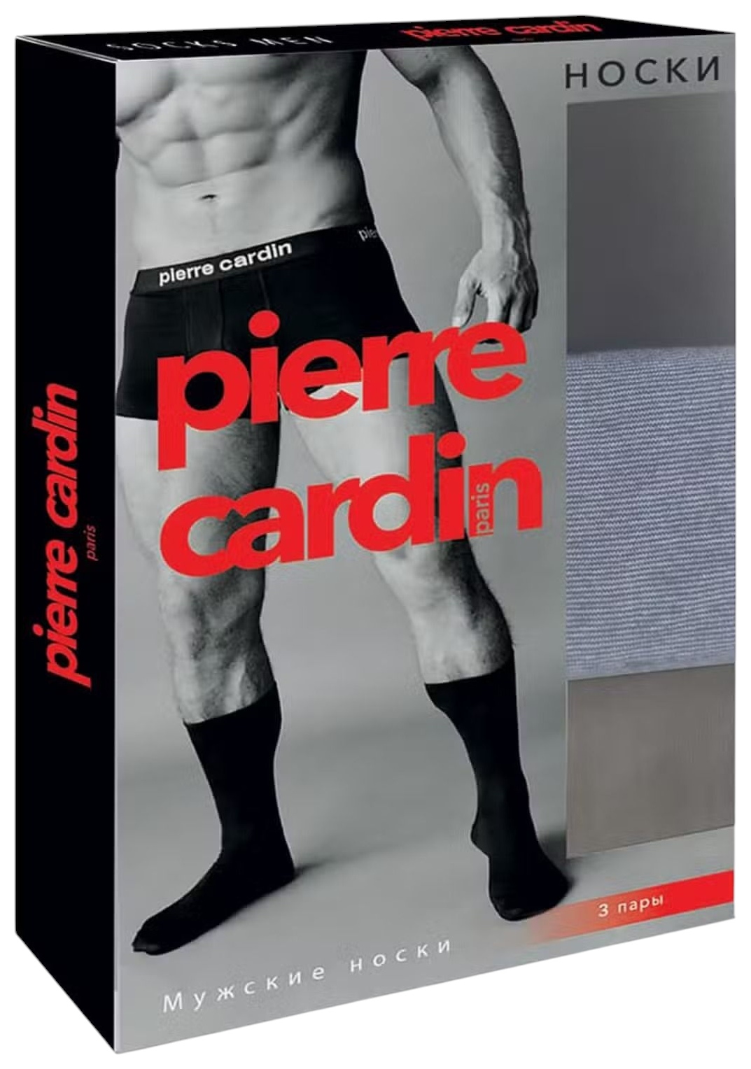 ПН Носки мужские ПЬЕР КАРДЕН 3 пары р.45-47